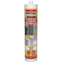 SOUDAL Univerzális szilikon fekete 280 ml