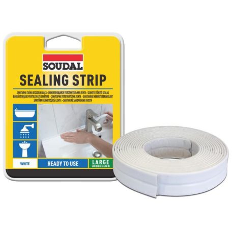 Soudal Sealing Strip szaníter tömítő szalag fehér 38 mm x 3,35 m