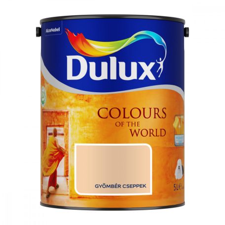 Dulux A Nagyvilág színei beltéri falfesték Gyömbér cseppek 5 liter