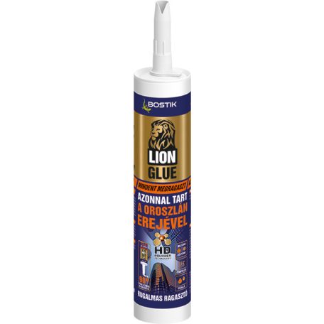 Bostik Lion Glue HD Polimer rugalmas ragasztó fehér 290 ml