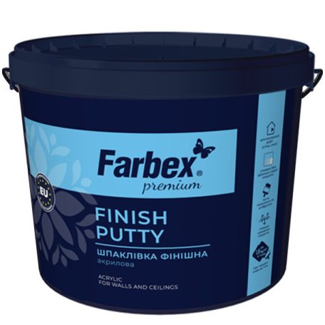 Farbex „ACRYLIC FINISH PUTTY” Akril beltéri készre kevert glett 1,5 kg