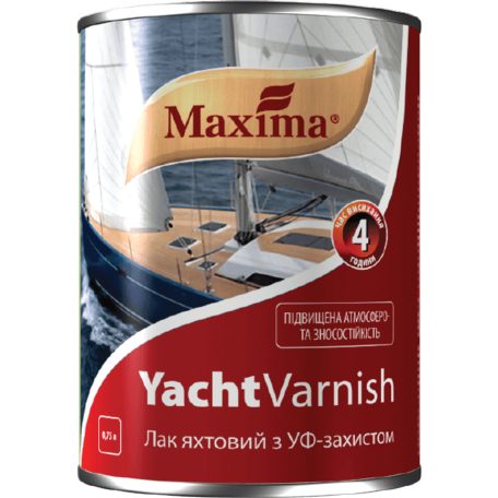 Maxima Yacht Varnish csónaklakk UV szűrővel 0,75 liter