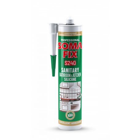 SomaFix S240 szaniter szilikon színtelen 280 ml