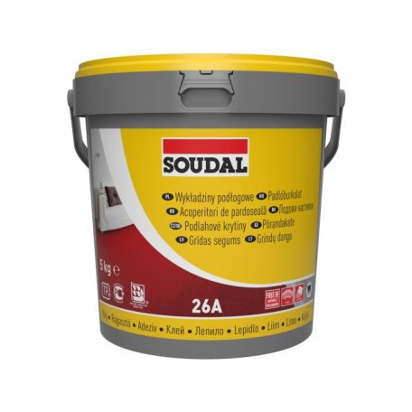 SOUDAL 26A Padlóburkolat ragasztó 5kg