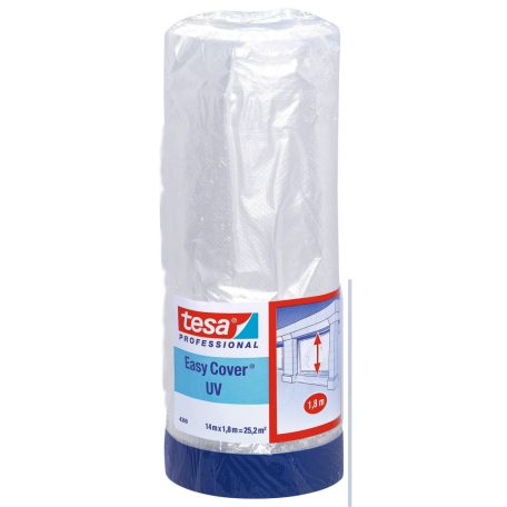 TESA Easy Cover UV festőszalag takarófóliával kültérre 14mX1,8m